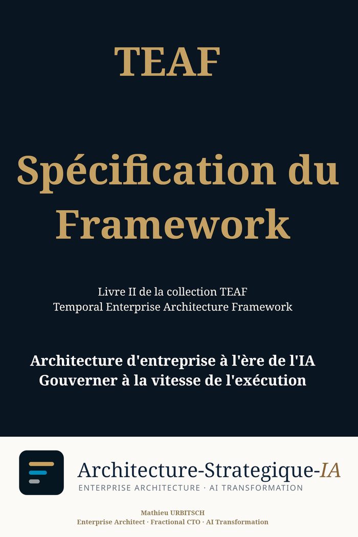 Couverture — TEAF — Livre II : Spécification du Framework
